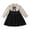 Black, variant on Fesfesfes Toddler Girls Long Sleeve Dress Fall Autuman Cotton Casual Floal Jersey Shirt Dresses
