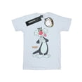 thumbnail image 2 of Looney Tunes Womens Sylvester Distressed Cotton Boyfriend T-Shirt, 2 of 3