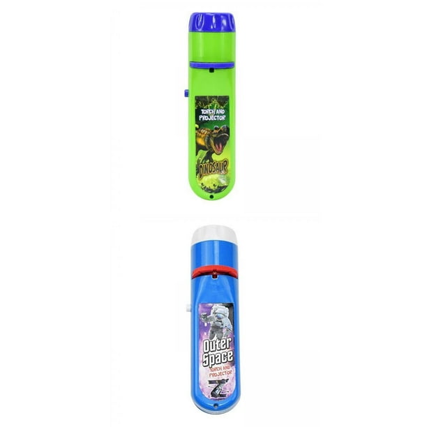 Antorcha Proyector Lámpara Proyección para Educación temprana Juguete divertido 2 piezas Sunnimix lámpara de proyector antorcha