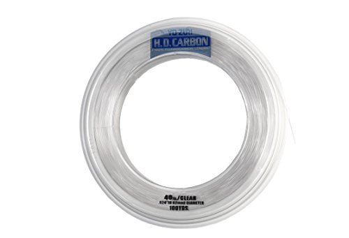 Yo-Zuri HD50 lbCL H.D. Carbon Fluorocarbon Fishing Leader 50 lb 30 Yards Clear