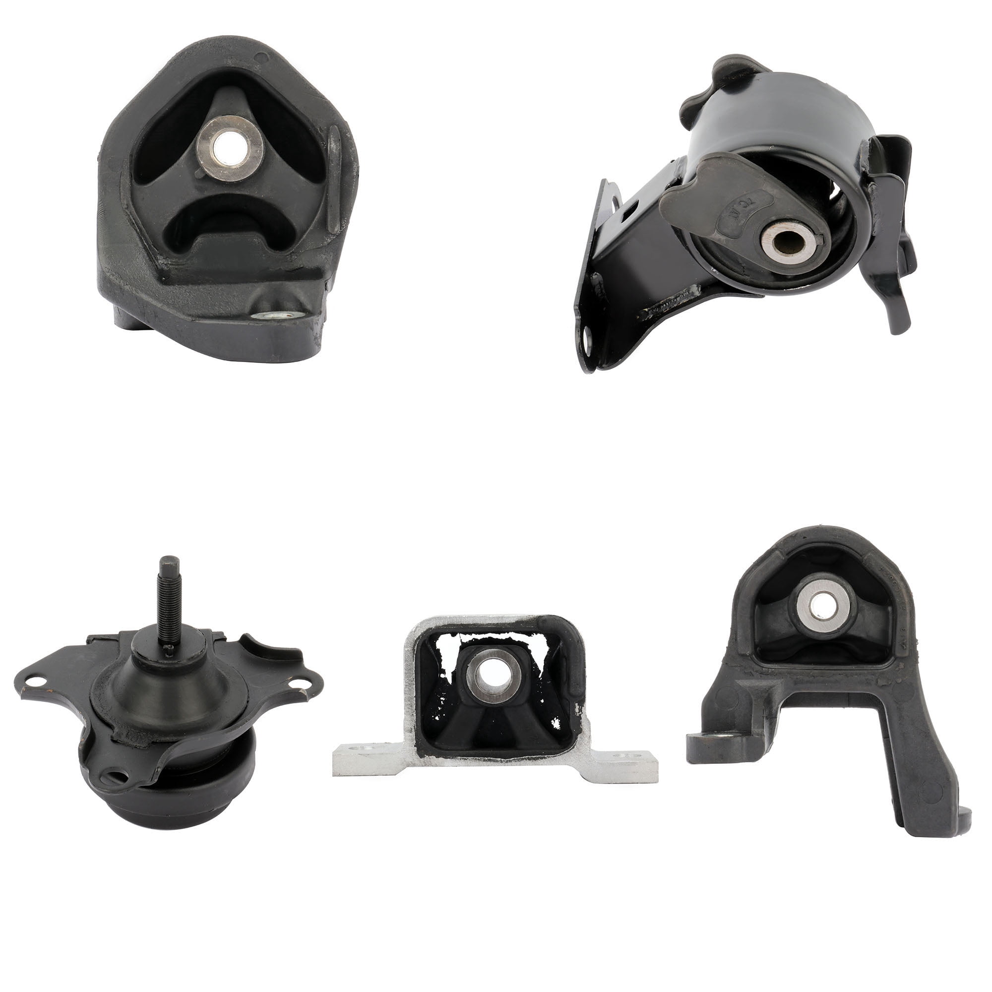 ECCPP Engine Motor and Trans Mounts Set of 5 Fit For 2002 2003 2004 2005 2006 for Honda CRV 2.4L AT 2003-2011 for Honda Element 2.4L 4WD