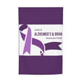 thumbnail image 7 of Alzheimer's & Brain Awareness Month Garden Flag Decoration Yard Farmhouse Double Sided Holiday Party Outdoor Camping Decor Flags 12x18in, 7 of 7