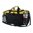thumbnail image 2 of DALIX 20 in Sports Duffle Bag with Water Bottle Mesh Pockets, Gold, 2 of 3