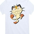 thumbnail image 3 of Pokémon - Meowth Mischevious Laugh - Youth Short Sleeve Graphic T- Shirt, 3 of 5