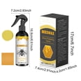 thumbnail image 3 of Limpiadores domésticos 120 ml Cera de abejas natural molecularizada en aerosol Cuidado de pisos de muebles Pulido Impermeabilización Resistencia a rayones Renovación y cuidado Cera para reparación de, 3 of 7