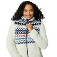 thumbnail image 2 of Free Country Women's Sierra Sherpa Pile Jacket Alpine Aztec Icy S, 2 of 8