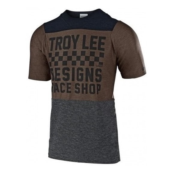 Jersey Ciclismo Troy Lee Skyline S/s Air Checker - Htr Troy Lee SKYLINE