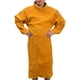 thumbnail image 2 of Traje de soldador, ropa de trabajo de soldadura de cuero de vaca, ropa de trabajo de soldadura con protección ignífuga, solución innovadora, 2 of 9