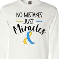 thumbnail image 4 of Inktastic No Mistakes, Just Miracles Down Syndrome Awareness Long Sleeve T-Shirt, 4 of 5