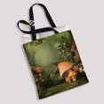 thumbnail image 2 of PKQWTM Fantasy Mushroom And Stump In The Forest Canvas Shoulder Bags Handbags Tote Bags Shopping Bag, 2 of 2