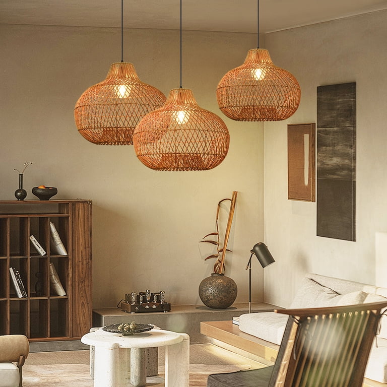 Arturesthome Handmade Rattan Pendant Light - Walmart.com