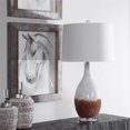 thumbnail image 3 of Uttermost 28339-1 Durango Lampe de Table Portable 29 Pouces 150 Watts Rouille Blanche, 3 of 8