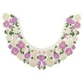 thumbnail image 1 of Visland Fake Collar Top Embroidery Flower Pattern Adjustable Lace-up Doll Neck Removable Detachable Half-shirt Collar, 1 of 8