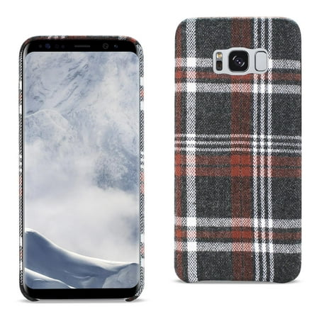Samsung Galaxy S8 Edge Checked Fabric In Brown