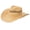 Head hollow-L, variant on Raffia Straw Hat Sun Blocking Adjustable Breathable Wide Brims for Hiking Sailing