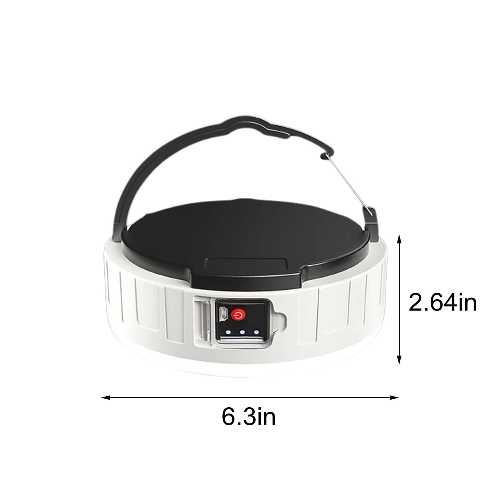 USB Solar Camping Light Remote Tent Light 1 Pack - 3000LM Portable LED Rechargeable Camping Lantern Hanging Waterproof Emergency Light for Camping, Hiking, Power Failure, Hurricane