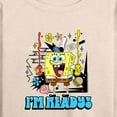 thumbnail image 3 of SpongeBob SquarePants - I'm Ready - Women's Lightweight French Terry Long Sleeve Shirt, 3 of 6