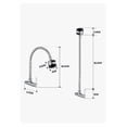 thumbnail image 4 of Grifo Mezclador Xtellar Doble Comando Flexible Para Cocina Fregadero, 4 of 4