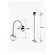 thumbnail image 4 of Grifo Mezclador Xtellar Doble Comando Flexible Para Cocina Fregadero, 4 of 4