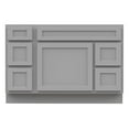thumbnail image 5 of 48 in. W x 21 in. D x 32.5 in. H Bath Vanity Cabinet without Top in Gray, 5 of 5