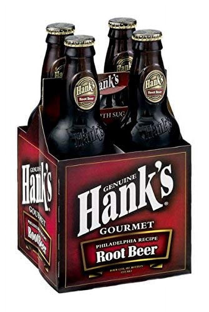 (Pack Of 6) Hanks Soda Root Beer 4 Pack 48 Fo (24 Bottles)