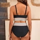 thumbnail image 3 of WILLBEST Trajes de Baño Mujer Natacion Conjunto de Bikini de Cintura Alta Para Mujer, Traje de Baño de 2 Piezas, Traje de Baño de Cobertura Completa 2025, 3 of 5