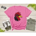 thumbnail image 5 of Cool Rooster Head Face Animal Bird Wildlife for Men Women T-Shirt Chicken Lover Gift T Shirt for Boys Girls Cute Cock Bird Tshirt, 5 of 7