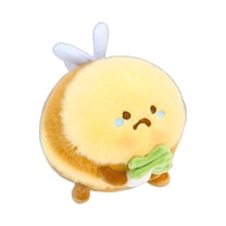 BESTSKY 7.87 IN Bee Plush Toy,Opening Plushie Stuffed Animal Doll,Pillow for Home,Office,Bedroom,Sofa,Couch,Ideal Gift for Kids and Adults