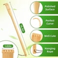 thumbnail image 2 of Back Scratcher Renook, madera de bambú, 42 cm de largo, mango, paquete de 8 unidades, 2 of 7