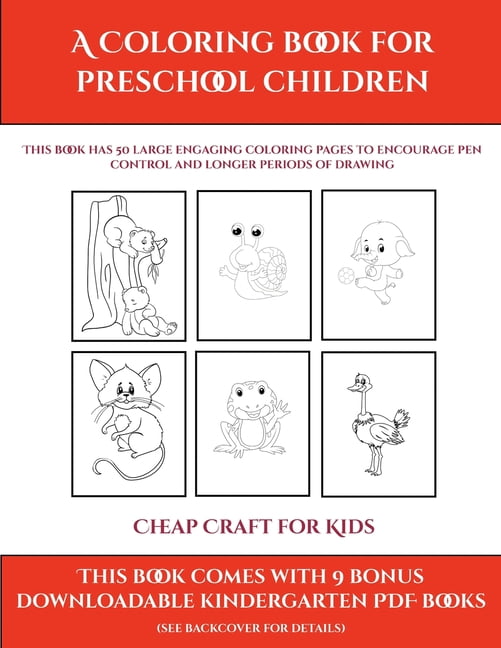 Download Cheap Craft for Kids: Cheap Craft for Kids (A Coloring book for Preschool Children): This book ...