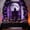 MulticolorD-2D, variant on MMJ Curtains Halloween Door Cover 70.87x35.43in Polyester Spooky Festival Party Decoration Wall Hanging Photo Backdrop Indoor