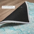 thumbnail image 6 of Addison Rugs Dream Shag Premium Machine Washable Transitional Shells Aqua Rectangle Rug, 5' x 7'6", 6 of 8