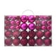 thumbnail image 1 of Juego de adornos navideños con forma de bola, colgantes de 3, 4 y 6 cm, para fiestas, decoración navideña. Rosa roja, 1 of 9