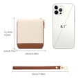thumbnail image 3 of GAEKEAO Womens Wallet RFID Blocking Zip Around Wristlet Wallet Vegan Leather Card Holder Purse with Change Pocket, 3 of 6