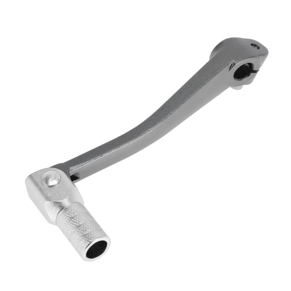 Folding Motorcycle Gear Shifter Lever for Bosuer 125 Aluminum Alloy Pedal Shift Lever Arm Titanium Tone Lever Silver Tone Head