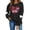 Black, variant on Dgankt Valentine's Day Shirts for Women Heart-Printed Crewneck Long Sleeve Shirts Casual Sweatshirt,Sizes XS-XL