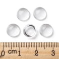 thumbnail image 5 of Transparent Half Round Glass Cabochons Clear 8~9x4.5~5.5mm, 5 of 8