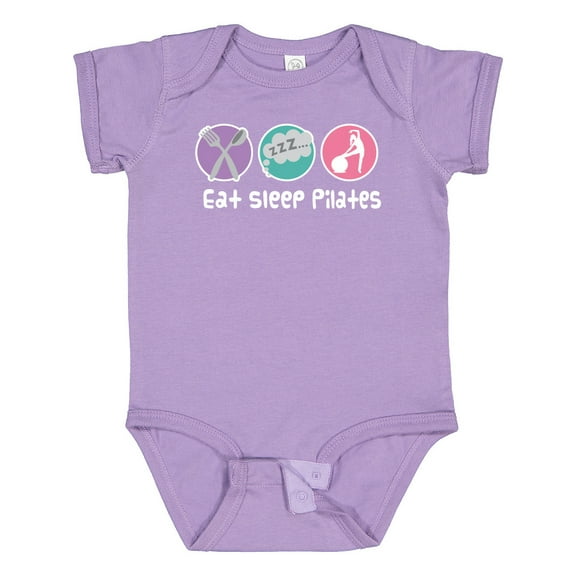 Inktastic Eat Sleep Pilates Girls Baby Bodysuit