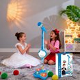 thumbnail image 2 of Kids Microphone With Stand Microphone For Kids Karaoke Machine For Girls Toddler Microphones Kid Microphones For Singing Musical Toy For Fun Sound Effects-B, 2 of 4
