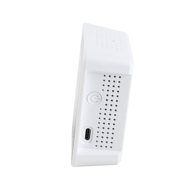 Detector 9 EN 1 Probador de del Aire MaSparente de Pantalla Digital Grande Con Luz de Fondo CO2 PM2.5 Detector de Aire Blanco