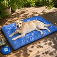 thumbnail image 6 of HWRETIE Oversized Pet Cooling Mat Faux Ice Silk Summer Cooling Bed for Dogs and Cats Breathable Sleeping Cushion for Indoor Outdoor Heat Relief, 6 of 8