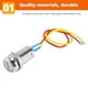 thumbnail image 3 of Interruptor de encendido universal de 2 cables para scooter, todoterreno, ciclomotor, kart, bicicleta plegable, 3 of 5