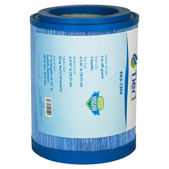 Tier1 Pool & Spa Filter Cartridge Replacement For Master Spas Pleatco Pma25-M Pma-Propak2-M Filbur Fc-1008 And More 25 Sq Ft Pleated Fabric Filter Media