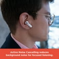 thumbnail image 5 of RadioShack Wireless Headphones 400MAH Active Noise Cancelling IPX5 3304381 White, 5 of 13