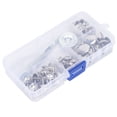 thumbnail image 3 of TOPINCN 62Pcs Screw Rivet Button Stainless Steel Self‑Tapping Snap Fastener W/Acces 10mm, 3 of 8