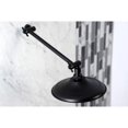 thumbnail image 3 of Kingston Brass K136K0MB Victorian 7-3/4 Inch Round Raindrop Brass Shower Head with 10-Inch High-Low Adjustable Shower Arm in Matte Black, 3 of 7