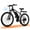 White, variant on Qlife Cityone 2.0 EBikes for Adults,26" Electric Mountain Bike with 48V 10.4Ah Battery 500W,Max 28MPH Electric Bicycle,7-Speed(Purple)