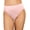 Gentle Peach, variant on Women's Bali 303J Comfort Revolution Microfiber Hi-Cut Panty (Misty Dot 6/7)