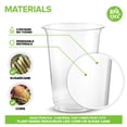 thumbnail image 3 of Vasos para bebidas frías compostables Stock Your Home, 473 ml (paquete de 50), 3 of 7