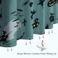thumbnail image 6 of Halloween Witchy Motifs Pattern Shower Curtain 72"x72" ,Bathroom Decorative Shower Curtains Set with 12 Hooks,Modern Waterproof Washable Shower Curtain, 6 of 6